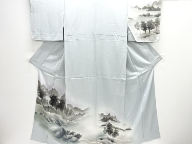 JAPANESE KIMONO / HOMONGI / SILK / SCENERY